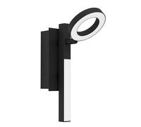 Eglo Rail spot LED Cardillio, rampe avec spot orientable, barre de spots | pivotants, plafonnier en plastique et métal noir, lampe de plafond blanc chaud
