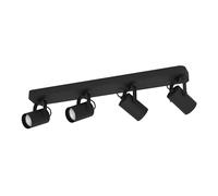 Eglo Rail spot LED Sorego, rampe de 4 spots orientables, barre de spots