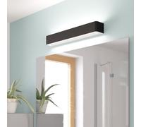 Applique SANIA 5 IP44 LED 26,5W en acier noir et blanc 620x0x80mm