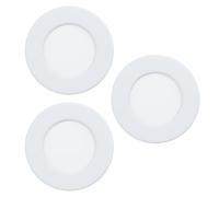 Luminaire encastrable FUEVA 5 LED 3X2,7W en acier blanc D86mm