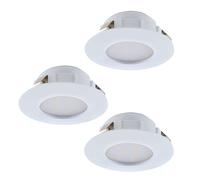 Eglo Set de 3 spots LED encastrables Pineda, ensemble de spots LED en