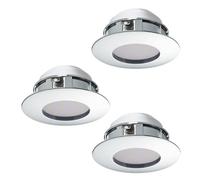 Eglo Set de 3 spots LED encastrables Pineda, ensemble de spots LED en