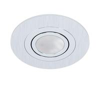 EGLO Spot encastrable Areitio, spot en aluminium brossé, luminaire encastré