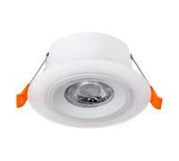 Luminaire encastrable CALONGE LED 4,8W en matière synthétique blanc D100mm