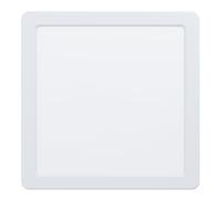 Luminaire encastrable FUEVA 5 LED 17W en acier blanc 216x216mm