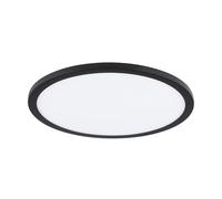 Eglo Spot LED encastrable Fueva Flex, Ø 22,5cm, luminaire encastré extra-plat pour trous de forage de taille universelle, noir, lampe plafond blanc neutre, profondeur d’installation 25 mm