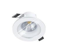 Luminaire encastrable SALABATE IP20, IP44 LED 6W en aluminium blanc D88mm