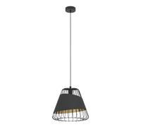Eglo Suspension Austell, lampe suspendue industrielle vintage 1 flamme