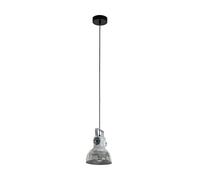 Eglo Suspension Barnstaple E27 1x40W acier noir D175 mm