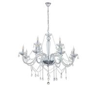 Suspension B1 E14 12X40W en acier chrome D1000mm