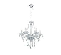 Eglo Suspension Basilano 1, lustre vintage 6 flammes, style Shabby Chic