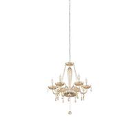Suspension BASILANO E14 6X40W en acier chrome D720mm