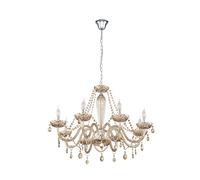 Eglo Suspension BASILANO E14 8x40W acier chromé D820mm
