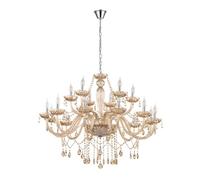 Suspension BASILANO E14 18X40W en acier chrome D1000mm