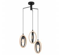 Eglo Suspension Basildon 3 lampes - Noir