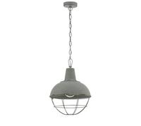 Suspension CAN1 E27 1X60W en acier gris patiné D350mm