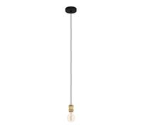 Eglo Suspension douille Yorth, lustre minimaliste pour chambre, salon et