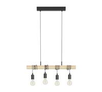 Eglo TOWNSHEND Suspension à 4 sources lumineuses, E27, 43512,