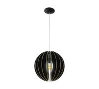 EGLO Suspension Fabessa, lampe suspendue pour table à manger, acier noir