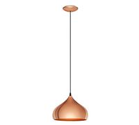 Suspension HAPTON E27 1X60W en acier cuivre D290mm