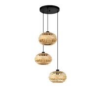 Eglo Suspension luminaire Amsfield 1, lustre à 3 lampes pour salon et salle