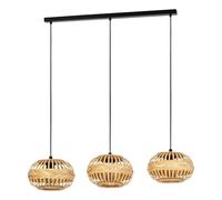 Suspension A1 E27 3X40W en acier noir 960x260x1100mm