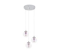 Eglo Suspension luminaire Ariscani 2, plafonnier suspendu à 3 lampes