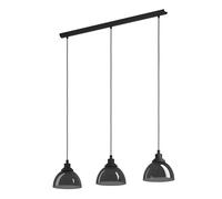 Eglo Suspension luminaire Beleser, lampe de plafond suspendue à 3 flammes