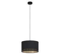 Eglo Suspension ESTEPERRA E27 1 x 40 W Noir Ø380 mm – 99273