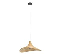 Suspension HAXEY E27 1X40W en acier noir D500mm