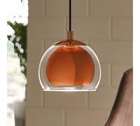 Eglo Suspension ROCAMAR 94589 – 1×E27, cuivré, dimmable