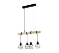 Eglo TOWNSHEND 5 Suspension à 4 sources lumineuses, E27, 44075,