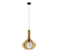 Suspension VELASCO E27 1X40W en acier noir D380mm