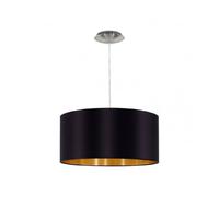 Eglo Suspension Maserlo - Nickel Satiné/Noir
