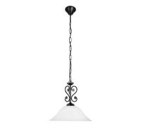 Eglo Suspension Murcia, lampe suspendue vintage 1 flamme, style rustique