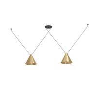 Eglo Suspension Narices 1, lampe rétro pour table à manger, luminaire