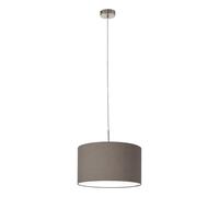 Eglo Suspension Pasteri, lampe suspendue textile 1 flamme, luminaire