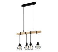 Eglo TOWNSHEND 5 Suspension à 4 sources lumineuses, E27, 44075,