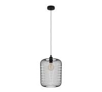 Eglo Suspension Wrington, lampe suspendue 1 flamme vintage, industrielle