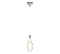 EGLO Suspension Yorth, lampe suspendue pour table à manger, acier argenté