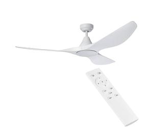 EGLO Ventilateur de plafond Portsea, 3 pales avec éclairage et | télécommande, mode été-hiver, changement de couleur blanc froid-chaud, plastique blanc mat, moteur DC, silencieux, Ø 132 cm