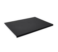 Eglooh - Adamantis - Sous main cuir véritable avec Protège-rebord - Tapis bureau cuir Lisse et Tapis de souris XXL - Set bureau Fabriqué en Italie