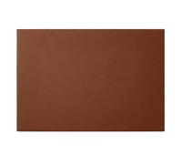 Eglooh - Mercurio - Sous main Bureau en Cuir Orange Marron Naturel cm 65x45 - Coutures Artisanales et Fond Antidérapant - Made in Italy