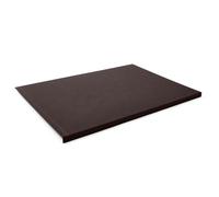 Eglooh - Urania - Sous main Bureau en Cuir Marron Brun cm 90x60 - Résistant Structure en Acier avec un Profil Antérieur à L, Coutures Artisanales, Fond Antidérapant - Made in Italy
