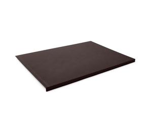 Eglooh - Urania - Sous main Bureau en Cuir Marron Brun cm 90x60 - Résistant Structure en Acier avec un Profil Antérieur à L, Coutures Artisanales, Fond Antidérapant - Made in Italy