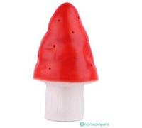 Petite lampe champignon - rouge