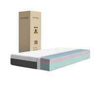 EGO HOME Matelas en Mousse à Froid 140 x 200 cm, 20 cm, Doux, avec 3 Couches de Mousse à Froid, utilisable des Deux côtés, soulage la Pression, élastique ponctuel, Respirant, protège Le Dos, certifié