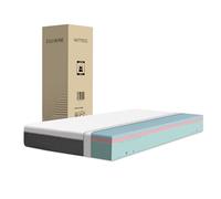 EGO HOME Matelas en Mousse à Froid 180 x 200 cm, épaisseur 18 cm, résistance Moyenne, avec 3 Couches de Mousse à Froid, utilisable des Deux côtés, soulage la Pression, Respirant, protège Le Dos