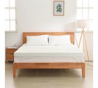 EGO HOME Surmatelas 160 x 200 cm, Hauteur 9 cm, dureté H3, avec Mousse de thé Vert, certifié Oeko-Tex et CertiPUR, 160 x 200 cm, pour lit à sommier tapissier, canapé-lit