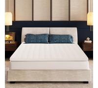 Ego Home Surmatelas, 180 x 200 cm, 7 cm, avec Noyau en Mousse Confortable, pour lit à sommier tapissier, Caravane, canapé-lit, Housse Filet 3D, Lavable, certifié Oeko-TEX